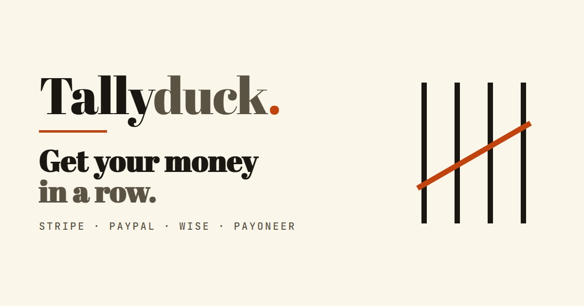 Get your money in a row: built for freelancers who have to declare what they earned.